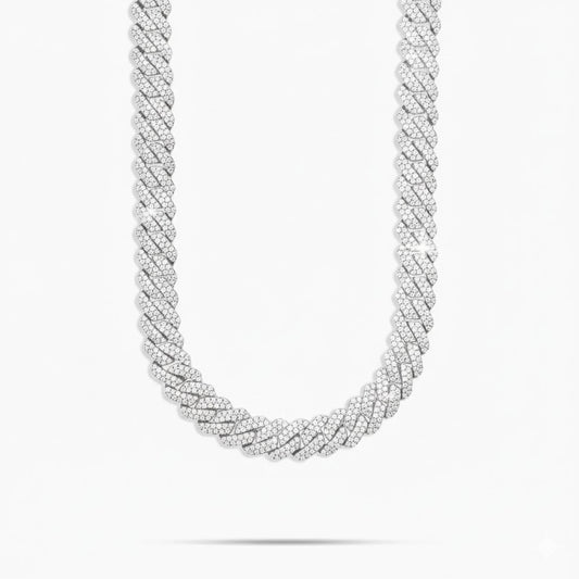 12MM Prong Cuban Link Chain